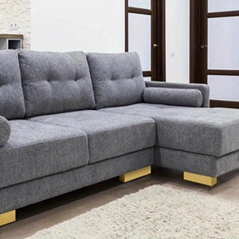 4 Stück Möbelbeine Modernes Design Möbelfüße Metall Sofabeine Ersatz Sofa Couchtisch Schrank Schrank TV-Ständer Füße