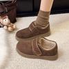 Womens Winter Warm Fleece-Lined Snow Boots Flat Low-Heel Comfortable Slip-On Ankle Daily Wear