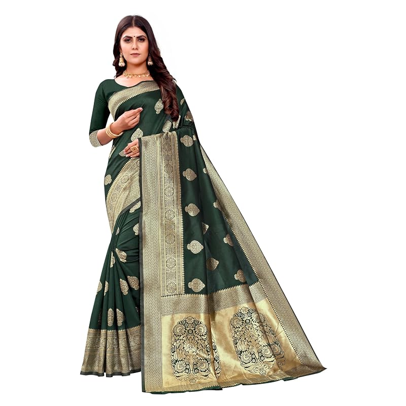 Sugathari Womens Banarasi Saree Pure Kanjivaram Silk Saree Soft New Ladies 2023 Design Wear Pattu Sarees Latest Cotton P