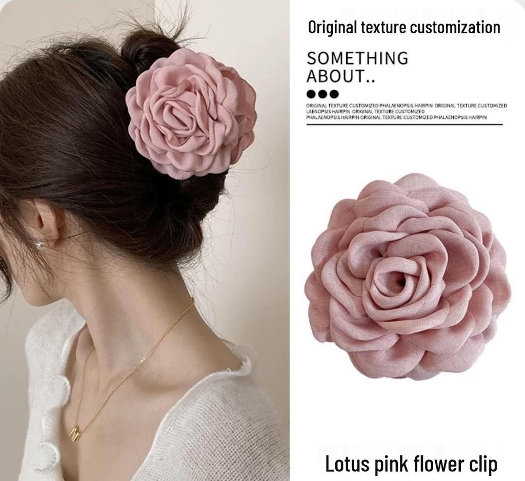 Cloud Bubble Extra Large Bow Hair Clip - High-End 2025 Claw for Women