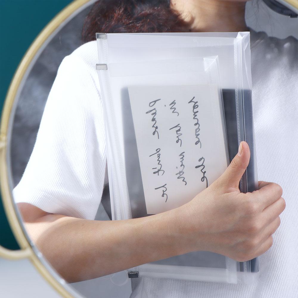Folders School Stationery Zipper Pouch School Folder Office File Holder Binder Pockets Document Bag