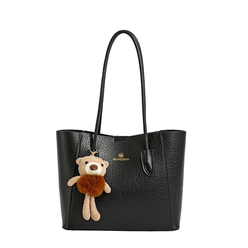 Big Bag Women's New Versatile Literary Commuter Bag Fashionable Large-capacity Shoulder Bag