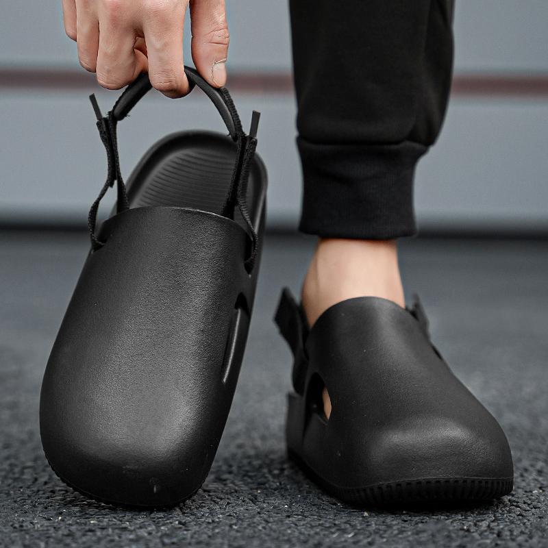 Men's Casual Closed Toe Shoes EVA Thick-soled Sandals Outdoor Beach Shoes
