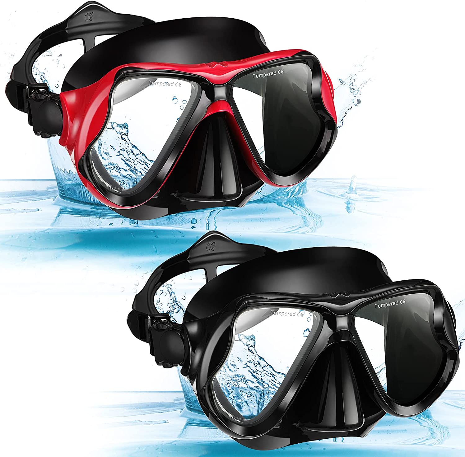 Snorkeling Mask Set Snorkel Set Snorkeling Gear Set For Adults - Dry Top , Panoramic Anti Fog Mask Adjustable Swim Fins Travel Diving Kit With Storage Bag P 184984493 Snorkel Mask Adult Swimming Goggles