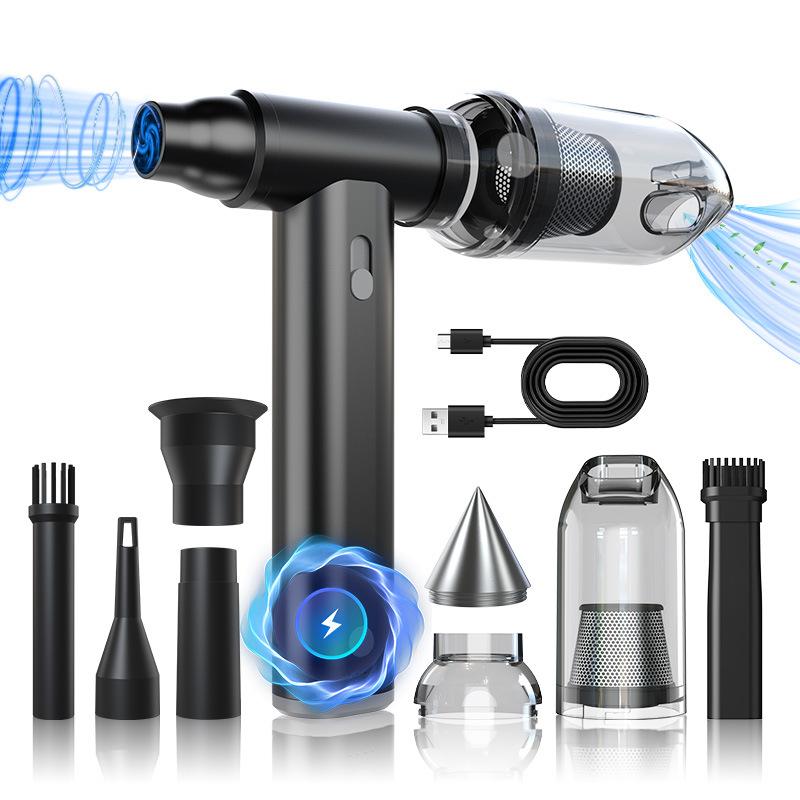 Car Vacuum Cleaner Cordless Handheld Powerful Suction Rechargeable Car Dual Use Small Vacuum Cleaner Wireless For Home Automatic