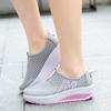 Sneakers for Women Summer Wedge Rocking Shoes Breathable Mesh Casual Shoes Thick Soled Women's Shoes Slip on Lazy Shoes