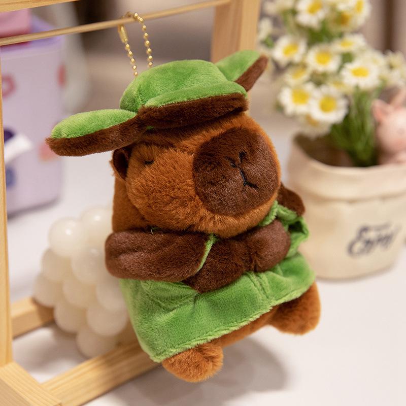 Boutique Barcelona Bear Doll Pendant Ginger Dessert Pendant Plush Toy Snack Bag Pendant Keychain