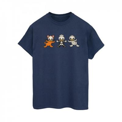 Womens/Ladies Duck Tales Halloween Costumes Cotton Boyfriend T-Shirt