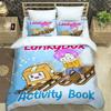 Lankybox Foxy Boxy Cute Printed Bedding Sets Exquisite Bed Supplies Set Duvet Cover Bed Comforter Set Bedding Set Luxury