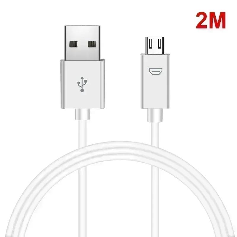 Premium 10/5/3/2/1m Extra Long Micro USB Extension Data Cable for Camera Tablet SmartTV Micro USB Male To USB A Male Charge Cord