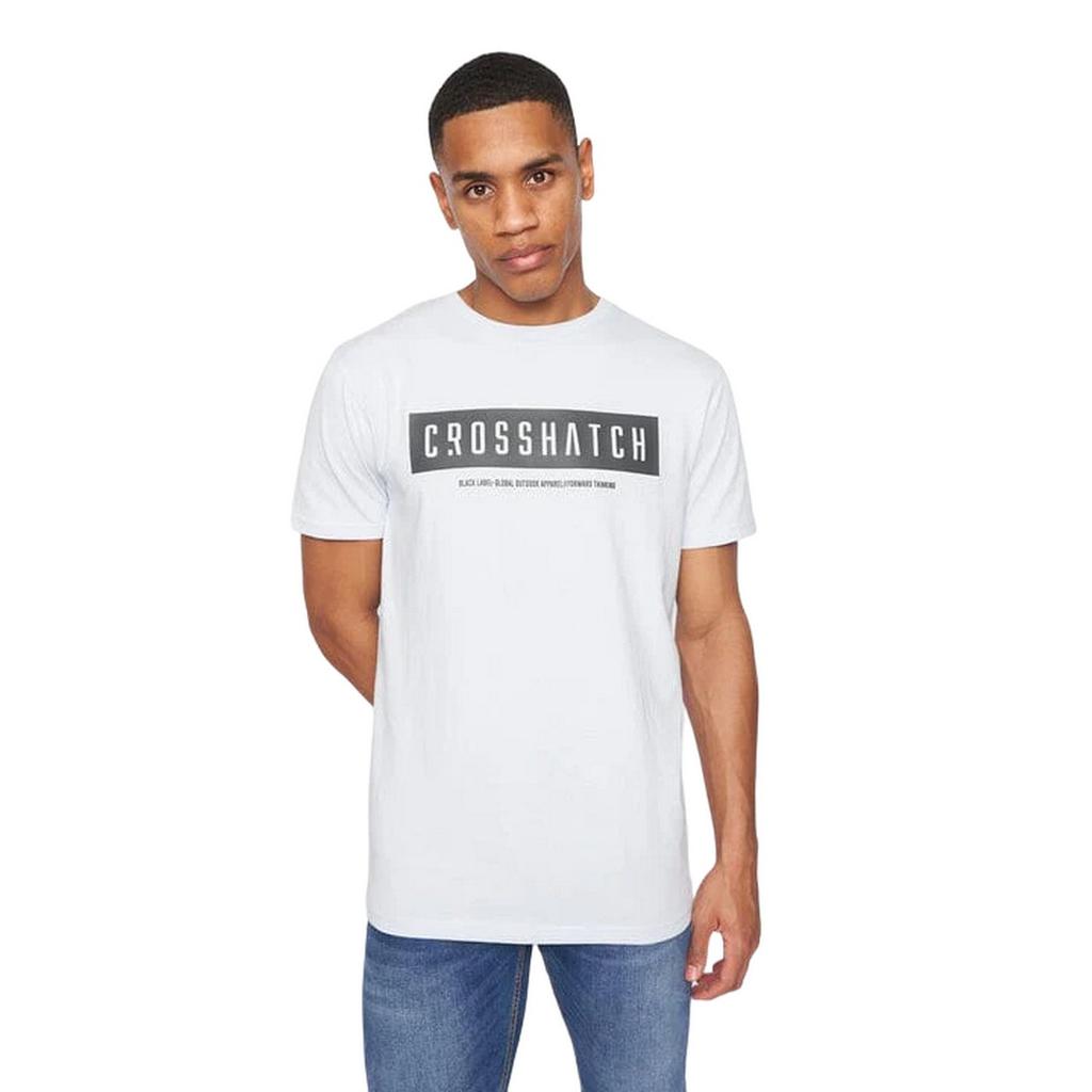 Crosshatch Mens Selworthy Logo T-Shirt