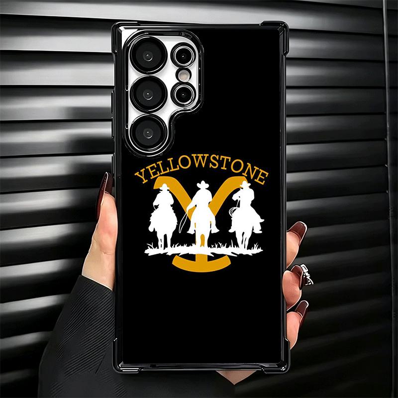 Y-Yellowstones TV Soft Phone Case For Samsung Galaxy S26 Ultra S25 Edge S24 FE S23 Plus S22 S21 + S20 Plating Anti-Fall Fundas