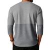 Herre Sport Fritid Waverg Rund Hals Trekvartærmet T-shirt