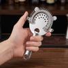 Cocktail-Sieb aus Edelstahl, Bar-Getränkesieb mit hochdichtem Feder-Sieb, Bar-Werkzeuge Cocktail-Shaker-Zubehör