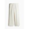 H M Pants Regular Fit wHite