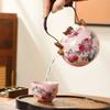 Ru kiln Jiutao series beam pot, teapot, tea maker, household ceramic tea set, tea maker, single pot opening can raise teapot
