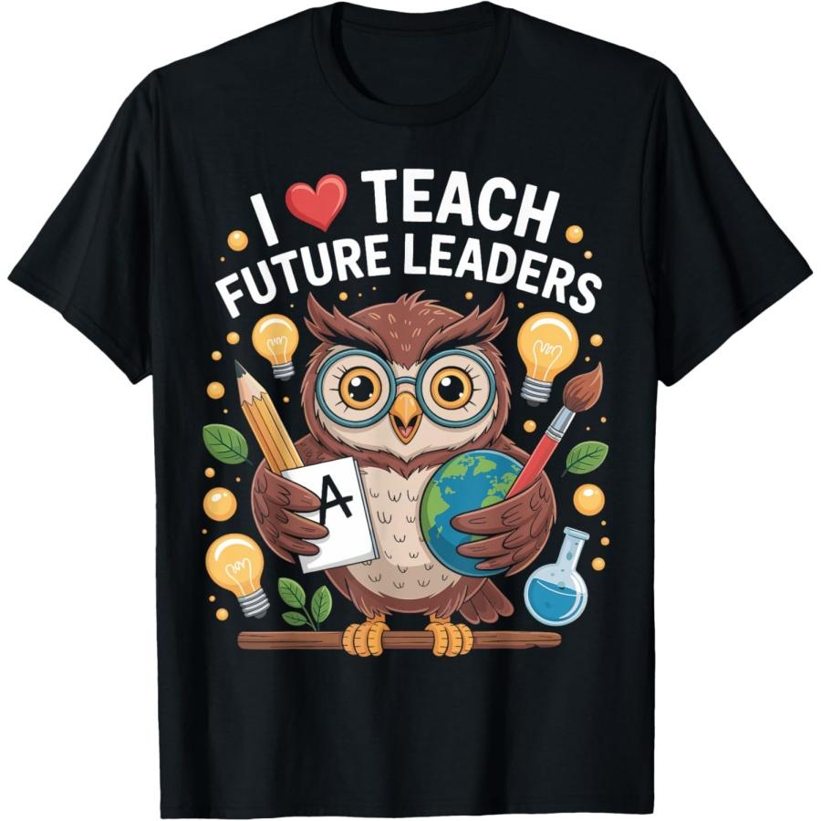 Футболка с дизайном «Милая сова в классе» для будущих лидеров S