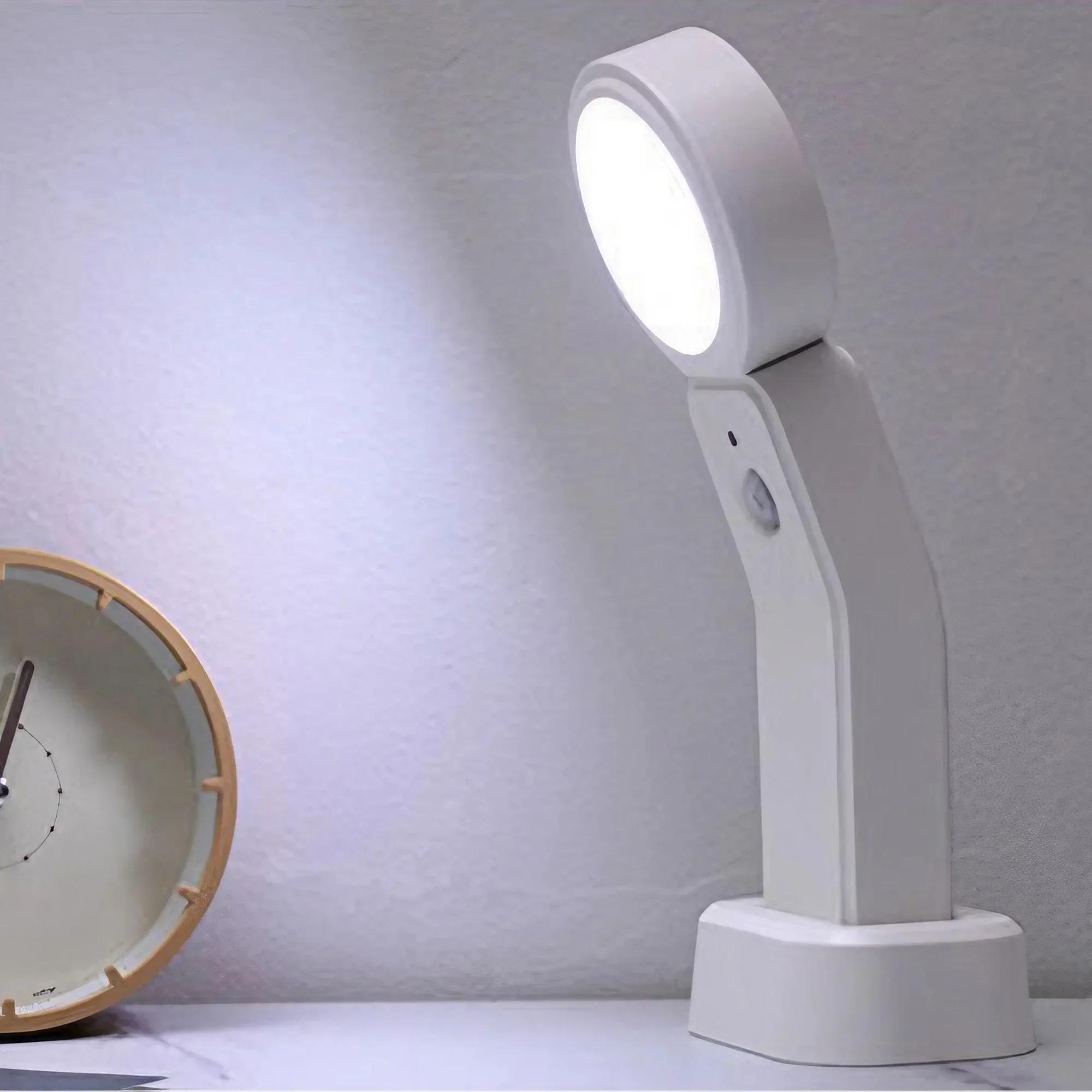 

Smart Motion Sensor Night Light LED Bedside Lamp Touch Activated Cabinet Lighting for Home Corridor Bedroom Toilet Wardrobe WHITE