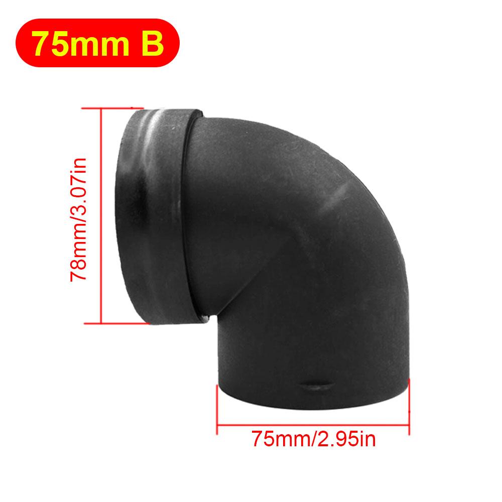 Car Air Outlet Vent Cover 90/75/60mm Air Pipe Elbow Outlet Connector For Webasto Eberspaecher Diesel Parking