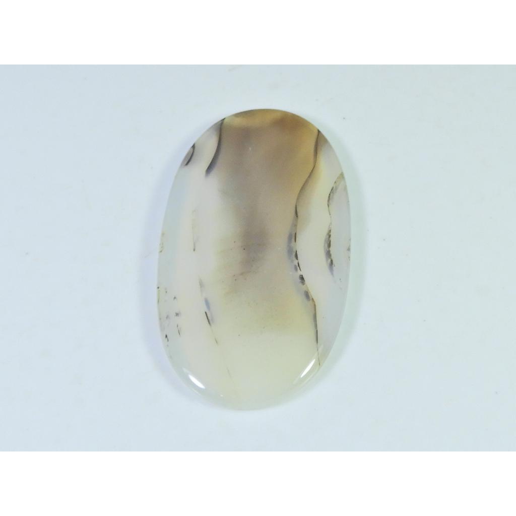 32X58X05MM Natural Montana Agate Oval Shape Cabochon Loose Gemstone 90Cts. B-296