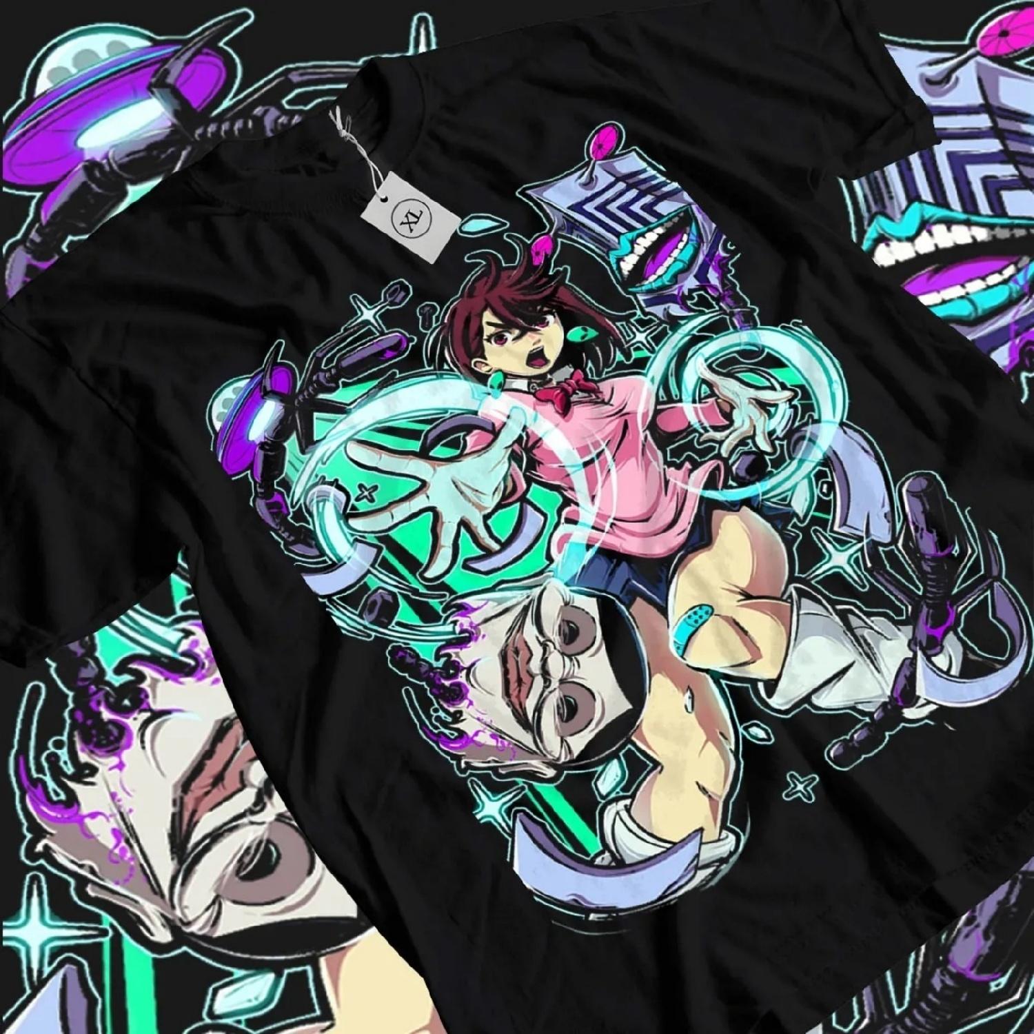 Футболка Momo Ayase Dandadan Okarun Эксклюзивная Аниме Подарочная Футболка Все Размеры XXXXXL разноцветный