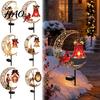 Energy Efficient Solar Garden Lamps Christmas Yard Stakes Light, Nutcracker Soldier/Angel/Red Bird/Snowman Outdoor Lamp, Unique Holiday Housewarming