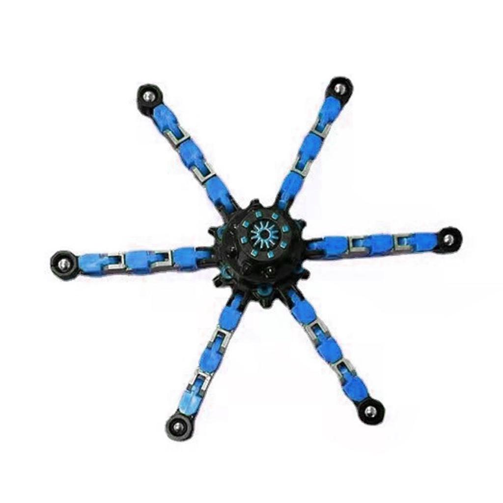 Deformable Robot Decompression Fingertip Toy DIY Deformable Robot Funny Sensory Fidget Toys for Kids Adults Anxiety Stress Relief Toy