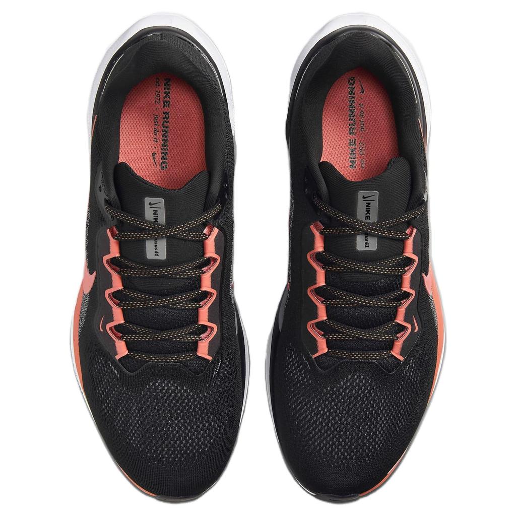 Nike Pegasus 41 Comfortable Breathable Low Top Casual Running Shoes Men's Black Orange FD2722-006