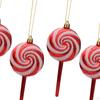 4 Pieces Christmas Tree Hanging Ornament Lollipop Creative Xmas Pendant for