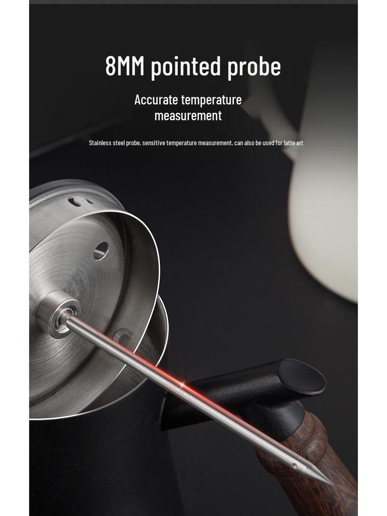 Klämförsedd Mjölk- och Kaffetermometer för Latte Art