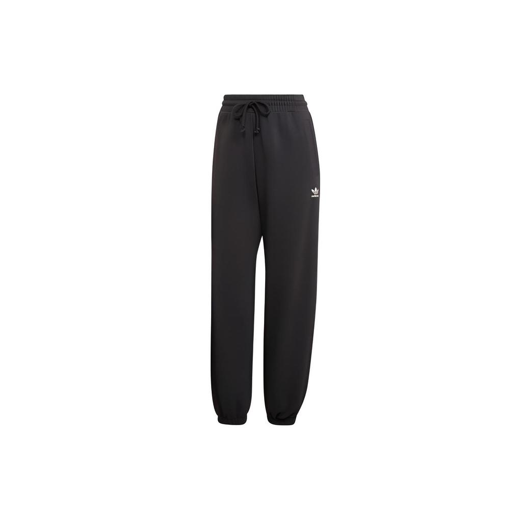 Adidas Originals Trefoil Sweatpants Women Bottoms Black HU1622