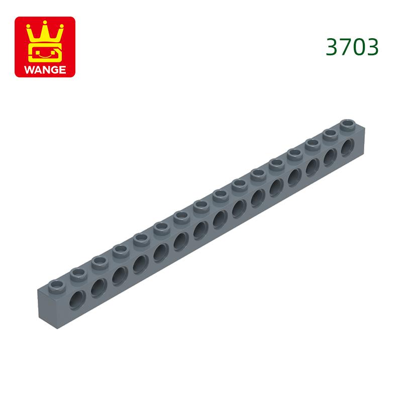 Non-Toxic 18Pcs/Lot 3703 1X16 Holes Thick Bulk Building Blocks Moc Accessories Compatible With Brick Toys Children Gift Box