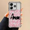 Creative Stylish English Letters Case for Redmi Note 14 Pro Plus Note 13 11s A3 A5 11 10 Lite K80 13C 12 9 Pro Phone Cover