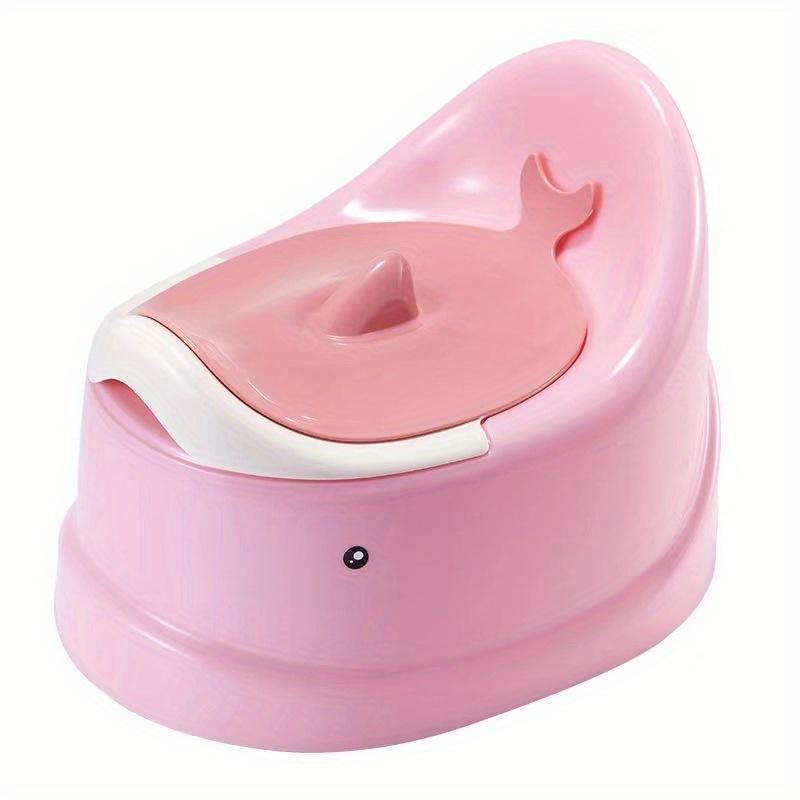 

Toddler Potty Baby Toilet Trainer Portable Training Toilet For Travel Stable And Safe Oval Bottom Design Non Slip Potty For kids рожевий