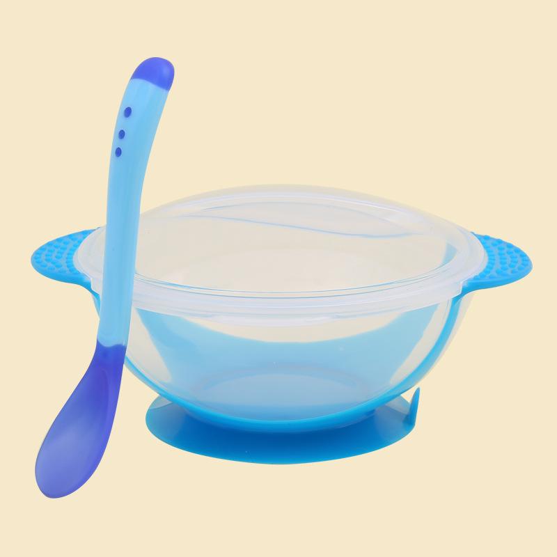 "Non-Slip Baby Bowl Set with Strong Suction"