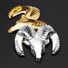 3D Metal Chrome Stickers Car Body Rear Trunk Ram Head Styling Emblem Badge For Dodge Caliber Nitro Dart Journey Charger RAM 1500