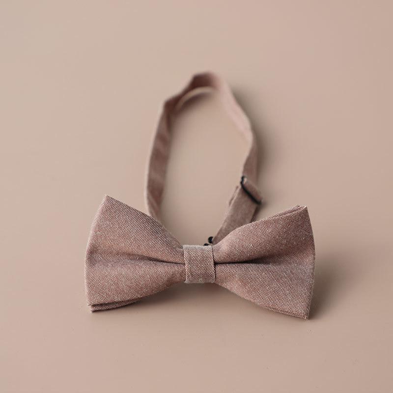 New Cotton Bow tie Kids Bow ties Boy Girls Bow knot Adult Solid Color Bow Ties Cravats Party Bowties For Children Gifts