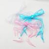 Fantasy Colored Flat Silk Shoelace Sneakers Rope Laces Shoe Accessories 4cm Wider Chiffon Yarn Shoelaces 80/100/120/140CM 1Pair
