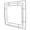 Metal Wreath Frame Iron Flower Frame DIY Craft Wire Floral Wreath Making Tool for Home Party Decoration
