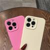 Soft Silicone Candy Color Case for iPhone 16 15 14 Plus 13 12 11 Pro Max Armor Shockproof TPU Rubber Bumper Simple Matte Cover