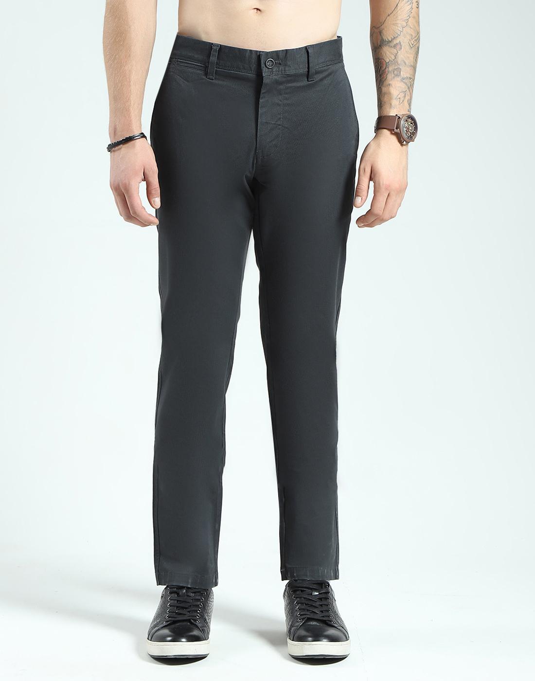 

Мужские брюки обычного кроя | Однотонные повседневные брюки | Застежка на пуговицу | Стильные и удобные формальные брюки для мужчин