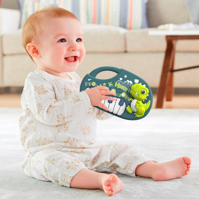 Kids Piano Keyboard Cute Cartoon Music Piano Toy For Little Kids Electronic Musical Instrument Toys Multifunctional Kids Musical