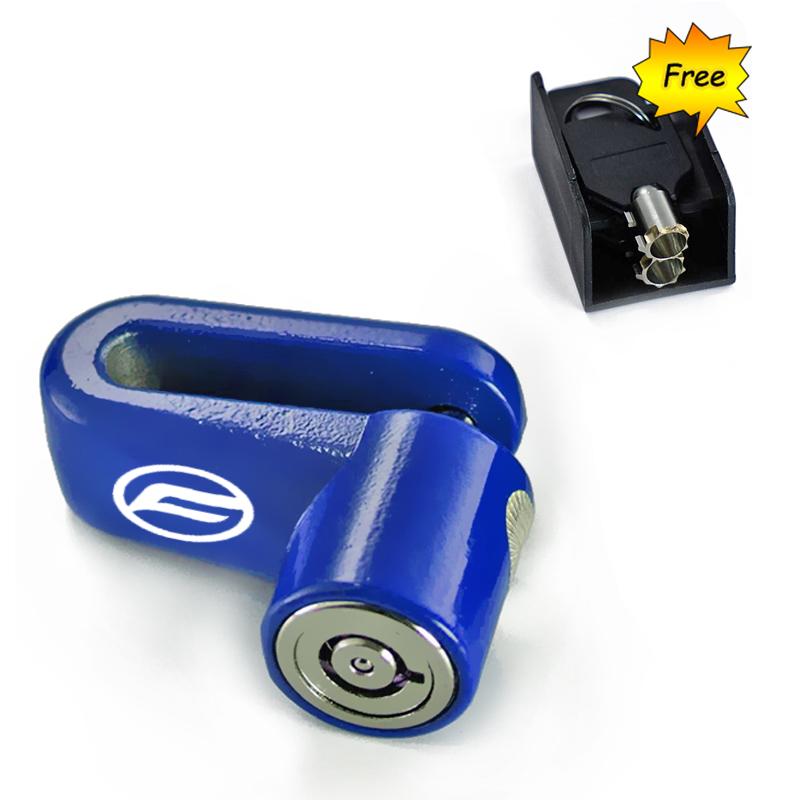 

Для CFMOTO CF 650 650MT 650NK 400NK 650GT 2025 2025 Аксессуары для мотоциклов Замок Безопасность Защита от кражи Замок дискового тормоза синий