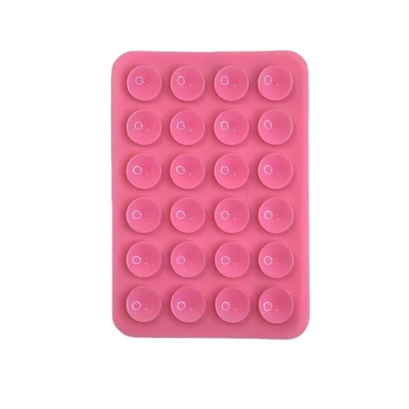Silicone Suction Cup Mobile Phone Seat Cushion Fixed Non-slip Strong Grip Single-sided Shell Mounting Back Sticker