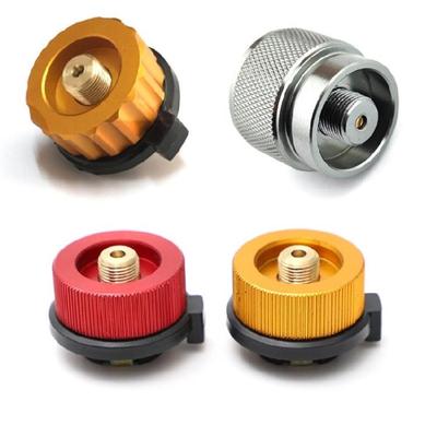 Outdoor Camping Gas Stove Refills Adapter Conversion Head Gas Cartridges Tanks Cylinder Adapter Easy To Install
