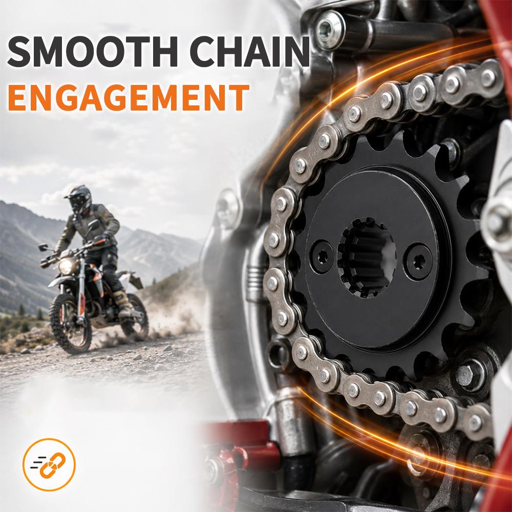 Chain Sprocket For Honda XR650L XR 650 L Motorcycle Accessories Front Small Sprockets Dirt Pit Bike Off-Road Motocross Steel Fuel System Fittings7