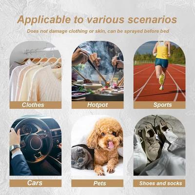 1-3Pcs Clothing Spray Portable Deodorizing Refreshener Household Shoes Cloth Cleaning Air Freshener And Closet Mite Remover Tool