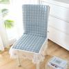 Lace Wave Lace Chair Cover Thickened Dining Table Seat  Cushion European Style Large Flower Table Cloth Integrated Chair Mat
