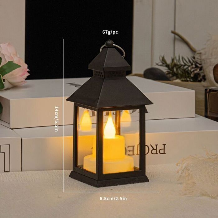 Lanternes LED - AIMOONSA - lanternes LED - Lot de 10 - Piles incluses - 15 cm