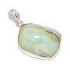 Chrysoprase Gemstone Handmade 925 Steling Silver Jewelry Pendant 1.62" SU-9618